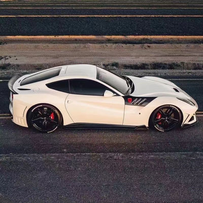 Para a Ferrari F12 Fibra de Carbono Kit F12 Upgrades o estilo SVR Frente e traseiro Bumper Spoilers com capô Fenders