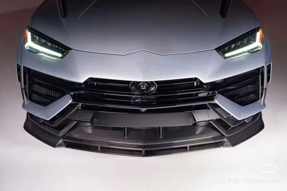 Kit de corpo de carbono URUS Vors Style Fibra de carbono Difusor de lábio frontal Spoiler Widebody Kit