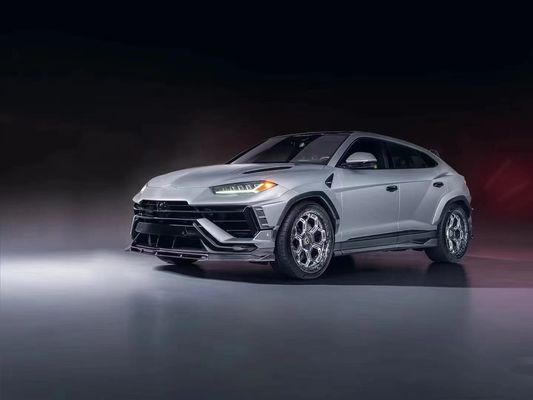 Kit de corpo de carbono URUS Vors Style Fibra de carbono Difusor de lábio frontal Spoiler Widebody Kit