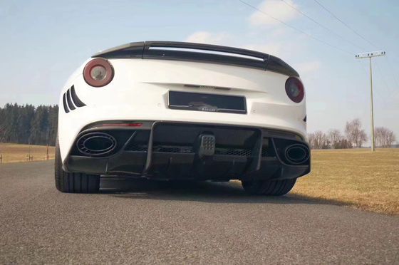 Para a Ferrari F12 Kit de carroceria de fibra de carbono seca F12 estilo MSY avançado e traseiro tampão spoiler Hood