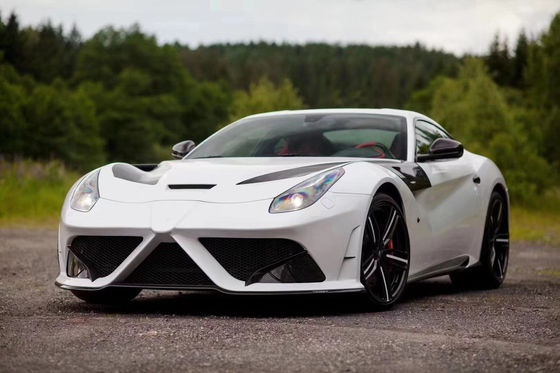 Para a Ferrari F12 Kit de carroceria de fibra de carbono seca F12 estilo MSY avançado e traseiro tampão spoiler Hood