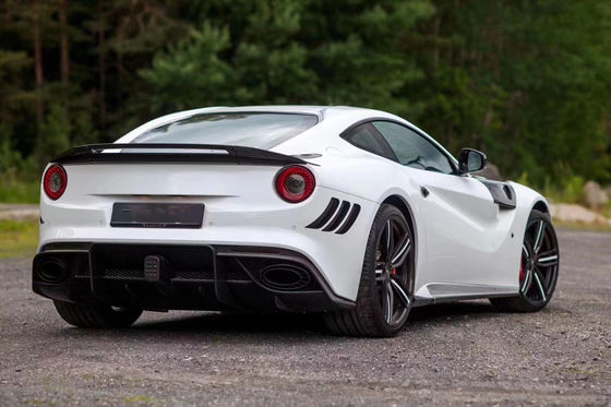 Para a Ferrari F12 Kit de carroceria de fibra de carbono seca F12 estilo MSY avançado e traseiro tampão spoiler Hood