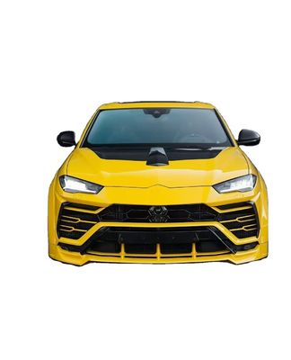Yellow Lamborghini Urus Body Kit Fibra de Carbono Lobo Fronteiro Luxury Car Diffuser Widebody Kit