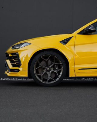Yellow Lamborghini Urus Body Kit Fibra de Carbono Lobo Fronteiro Luxury Car Diffuser Widebody Kit
