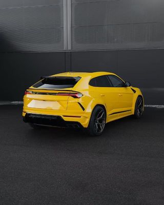 Yellow Lamborghini Urus Body Kit Fibra de Carbono Lobo Fronteiro Luxury Car Diffuser Widebody Kit