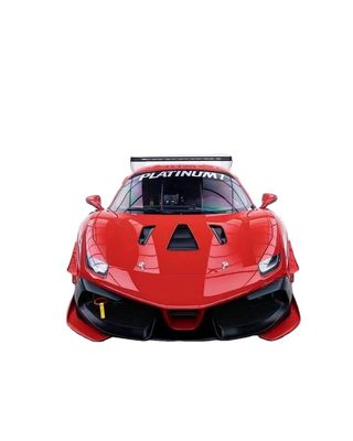 Ferrari 488 Body Kit 488 EVO Estilo Front Bumper Chin Lip Spoiler