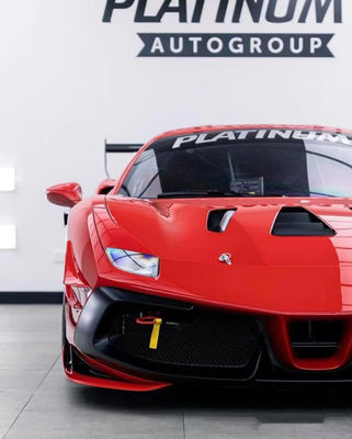 Ferrari 488 Body Kit 488 EVO Estilo Front Bumper Chin Lip Spoiler