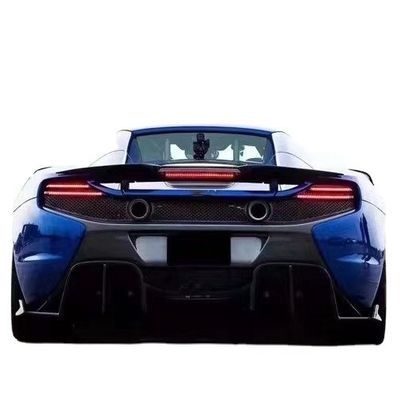Venda como bolos quentes para McLaren MP4-12C 625C 650S Kit de corpo de fibra de carbono atualizado 675LT estilo saia lateral difusor traseiro