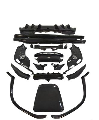 296 Ferrari Widebody Kit OEM Chapa de proteção do motor de fibra de carbono