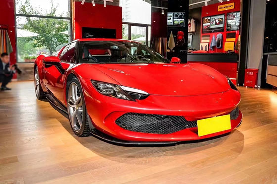296 Ferrari Widebody Kit OEM Chapa de proteção do motor de fibra de carbono