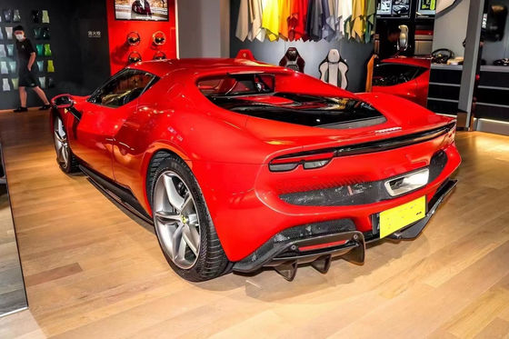 296 Ferrari Widebody Kit OEM Chapa de proteção do motor de fibra de carbono