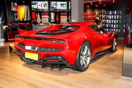 296 Ferrari Widebody Kit OEM Chapa de proteção do motor de fibra de carbono