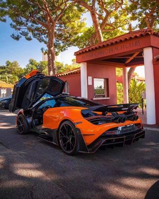 Fibra de carbono seca para McLaren 720s Kit de corpo de fibra de carbono 720s Atualizado estilo MSY Frente e traseiro tampão spoiler Hood