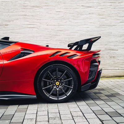 SF90FXX Ferrari SF90 Kit de carroceria Frente e traseiro Car bumper lado saia capô traseiros