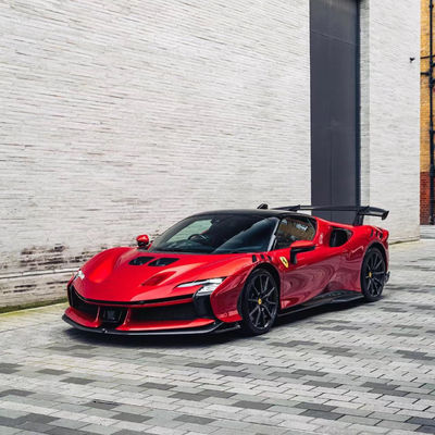 SF90FXX Ferrari SF90 Kit de carroceria Frente e traseiro Car bumper lado saia capô traseiros