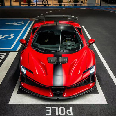SF90FXX Ferrari SF90 Kit de carroceria Frente e traseiro Car bumper lado saia capô traseiros