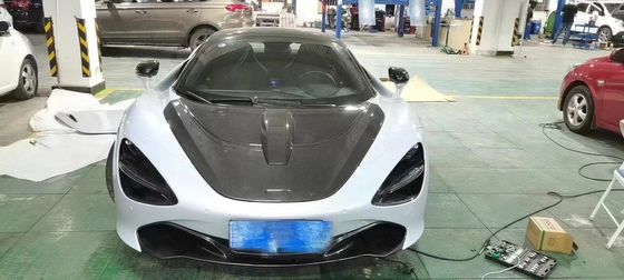 Para o McLaren 720s Carbon Fiber Hood 720s Upgraded NOVI Style Carbon Fiber Hood Body Kit