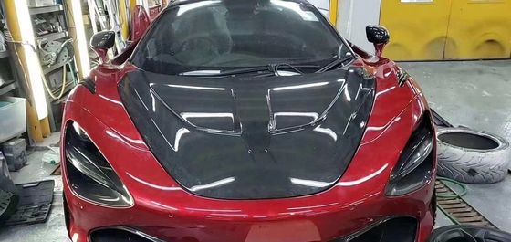 Para o McLaren 720s Carbon Fiber Hood 720s Upgraded NOVI Style Carbon Fiber Hood Body Kit