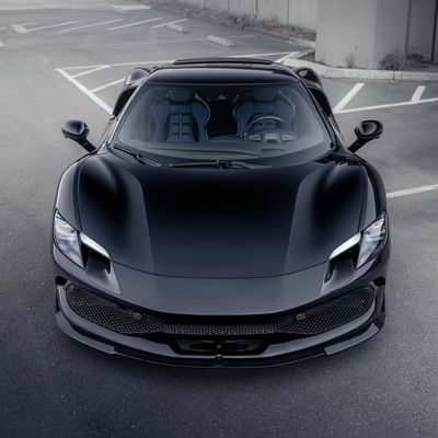 OEM Ferrari 296 Gtb Body Kit Corpo de Fibra de Carbono FY Style Corpo de saia lateral