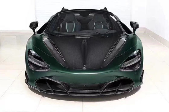 Para o McLaren 720S Carbon Fiber Hood 720S Upgraded Top-style Carbon Fiber Hood Motor Cover