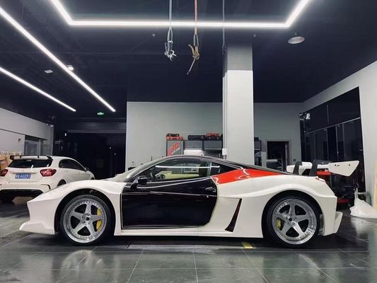 458 Ferrari Body Kit LB Style Para-choque dianteiro e traseiro 2011 - 2014 Spoiler de capô para carro