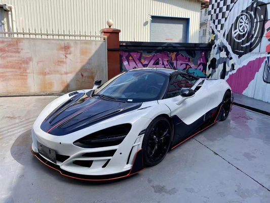 Para McLaren 720s Kit de corpo de fibra de carbono seco 720s Kit atualizado de fibra de carbono estilo MSY Frente e traseiro Spoiler de pára-choque Widebody