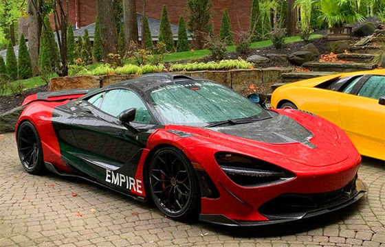 Para McLaren 720s Kit de corpo de fibra de carbono 720s atualizado VORS estilo Kit de corpo de fibra de carbono Fender Guard