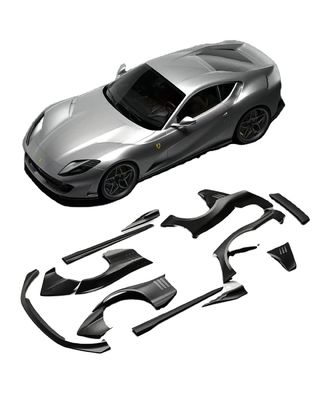 812 Ferrari Body Kit Fibra de Carbono Widebody 812 ZE estilo Carbon Fiber Arco