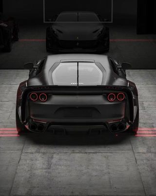 812 Ferrari Body Kit Fibra de Carbono Widebody 812 ZE estilo Carbon Fiber Arco