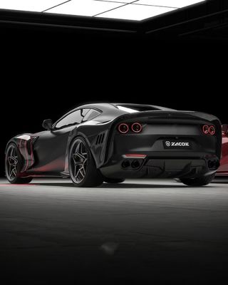 812 Ferrari Body Kit Fibra de Carbono Widebody 812 ZE estilo Carbon Fiber Arco