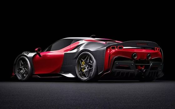 SF90 Ferrari Carbon Body Kit 2021 Widebody Kits ZE Style Wheel Arch