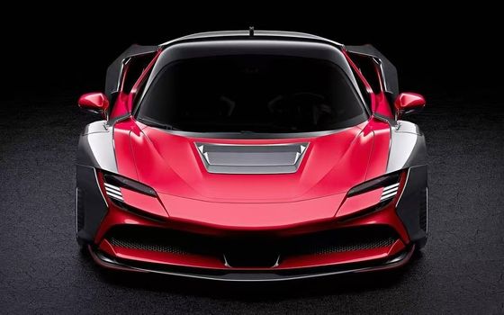SF90 Ferrari Carbon Body Kit 2021 Widebody Kits ZE Style Wheel Arch