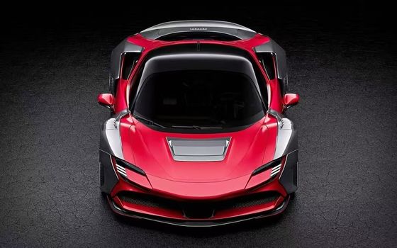 SF90 Ferrari Carbon Body Kit 2021 Widebody Kits ZE Style Wheel Arch
