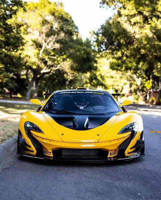 Para McLaren P1 Body Kit P1 Upgraded GTR Style Frente e traseiro Bumper Spoilers Carbon Fiber Body Kit