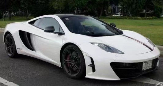 Para McLaren MP4-12C Body Kit Mp4-12c Moderado Revozport Estilo Frente Bumper Difusor Saiba saia Mp4-12 Fibra de Carbono Body Kit