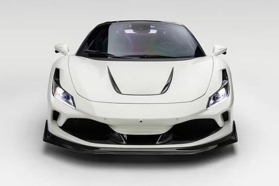 F8 Ferrari Carbon Car Body Kit VOS Estilo PP Fibra de Carbono Spoiler Lip Hood Body Kit