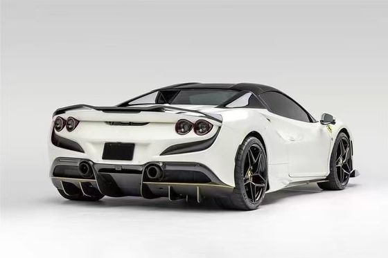 F8 Ferrari Carbon Car Body Kit VOS Estilo PP Fibra de Carbono Spoiler Lip Hood Body Kit