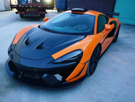 Para McLaren 540C 570S Kit de corpo 540C 570S GT4 estilo atualizado Frente parachoque spoiler saia lateral 540C 570S Kit de corpo