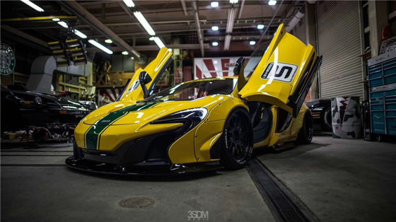 Para o McLaren 650S 625c Wide-body Kit 650S 625c Upgrades o estilo LB Frente e traseiro Bumper Spoiler Widebody Kit