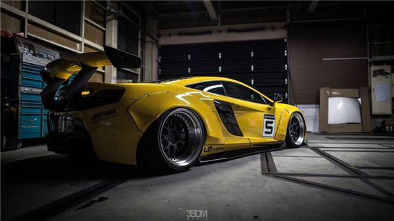 Para o McLaren 650S 625c Wide-body Kit 650S 625c Upgrades o estilo LB Frente e traseiro Bumper Spoiler Widebody Kit