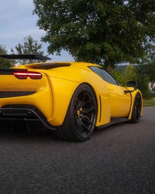 296 Ferrari Body Kit 2021 2022 Car Wheel Arch Frente e traseiro Bumper Spoiler