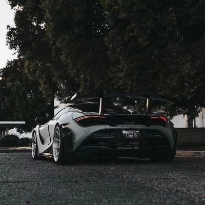 720S Mclaren Body Kit 1016 estilo Kit de corpo de fibra de carbono seca cauda