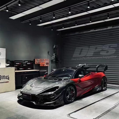 GTR Style 720s Wide Body Kit McLaren Senna Body Kit Front Bumper Fibra de Carbono