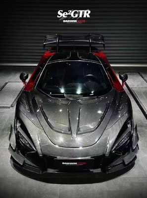 GTR Style 720s Wide Body Kit McLaren Senna Body Kit Front Bumper Fibra de Carbono