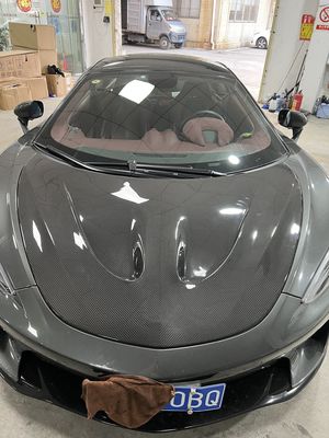 GT Mclaren Body Kit P1 estilo Capuz do motor de fibra de carbono