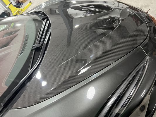 GT Mclaren Body Kit P1 estilo Capuz do motor de fibra de carbono