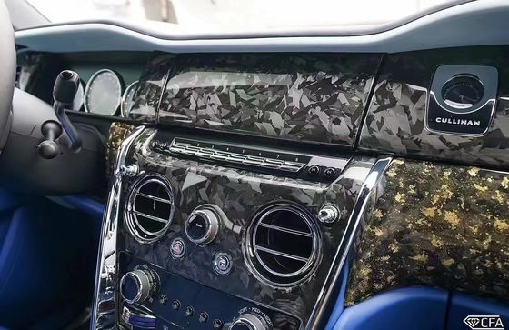 2018 Cullinan Rolls Royce Body Kit Fibra de Carbono Seca Interior Trim Painel Central