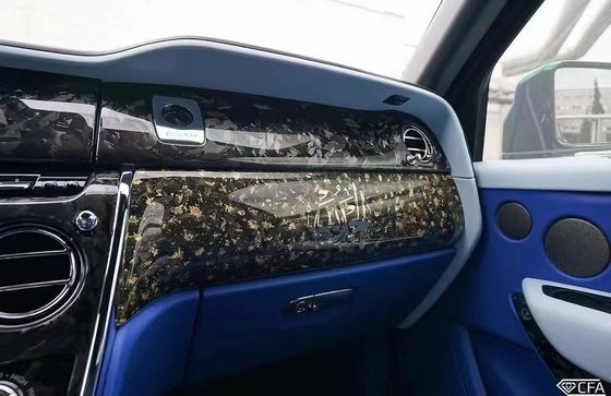 2018 Cullinan Rolls Royce Body Kit Fibra de Carbono Seca Interior Trim Painel Central