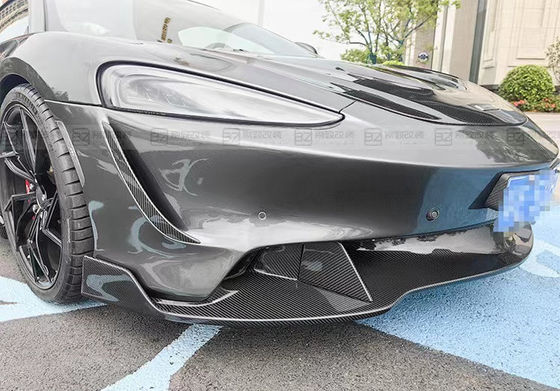 Plástico preto McLaren GT Body Kit Bumper Spoiler Sombra lateral
