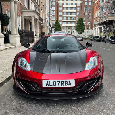 MP4 12C Mclaren Body Kit MSY Estilo Frente traseiro Bumper Spoiler Widebody Kit Vermelho Preto